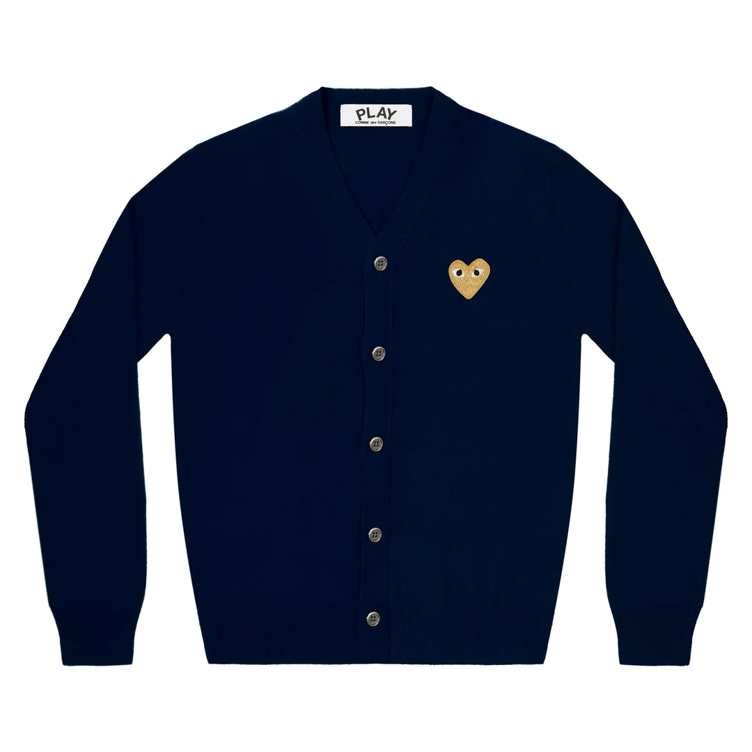 Gold Heart Cardigan Men