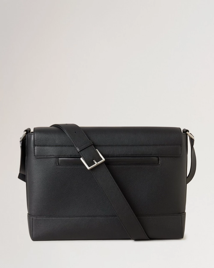 Farringdon Messenger Black Small Pebble Grain