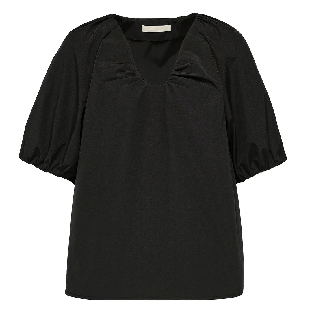 Sheen Cotton Taffeta Top