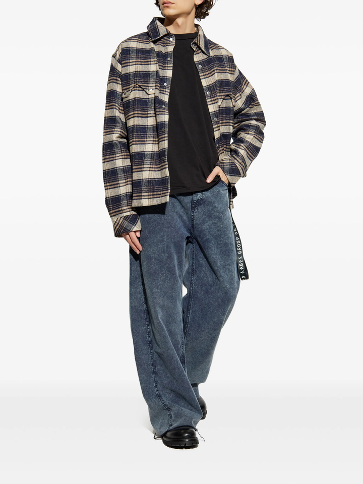 Flannel Long Sleeve Overshirt