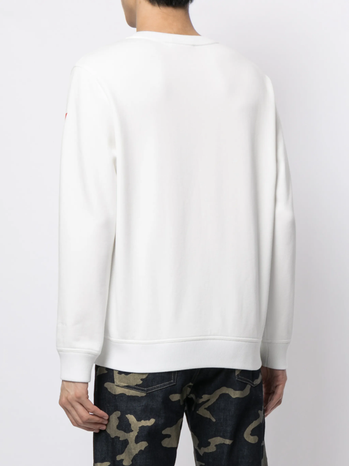 Cut&Sew Long Sleeve Crew Neck Sweatshirt