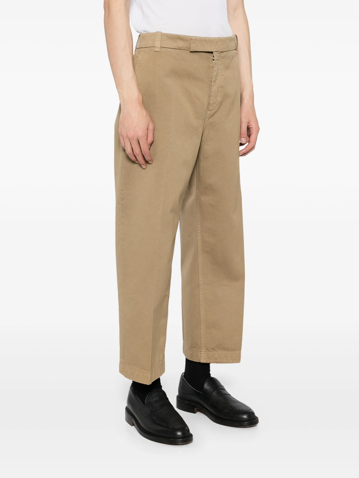 Cotton Twill Utility Trousers Men