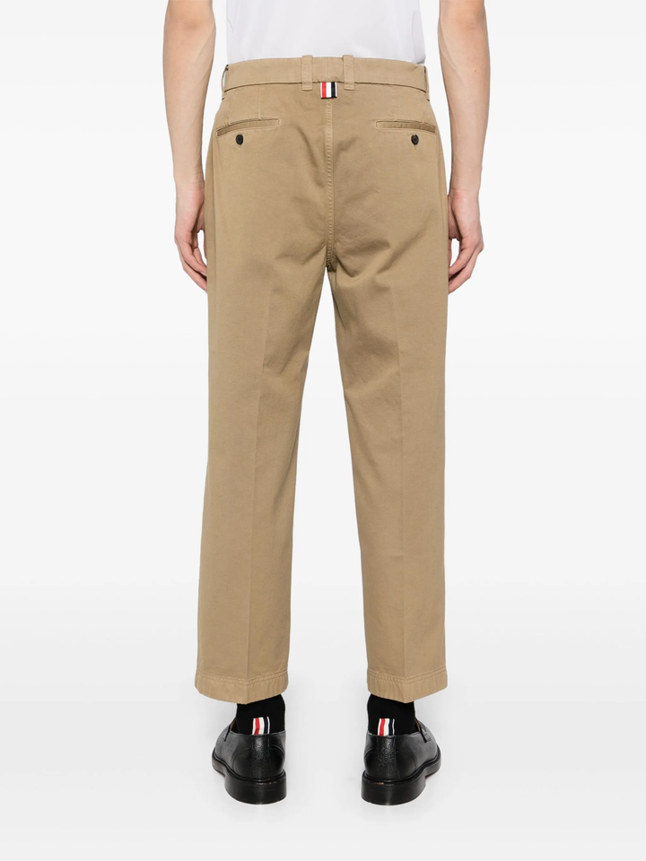 Cotton Twill Utility Trousers Men