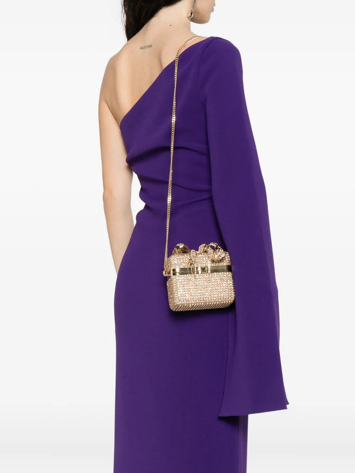 Gold Crystal Vanity Case