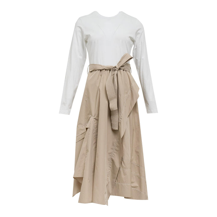 Club21 - 3.1 Phillip Lim - Combo T-Shirt Dress - WOVEN DRESSES - White