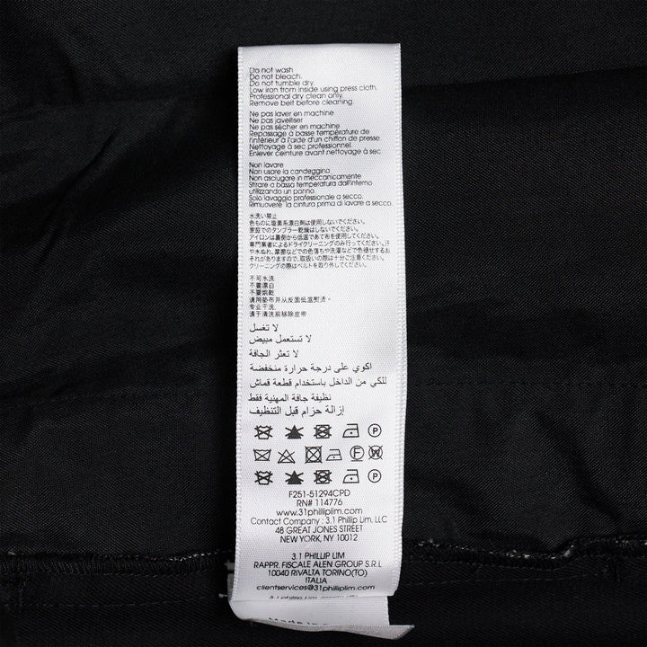 Club21 - 3.1 Phillip Lim - Origami Wide Leg Pant - PANTS - Black