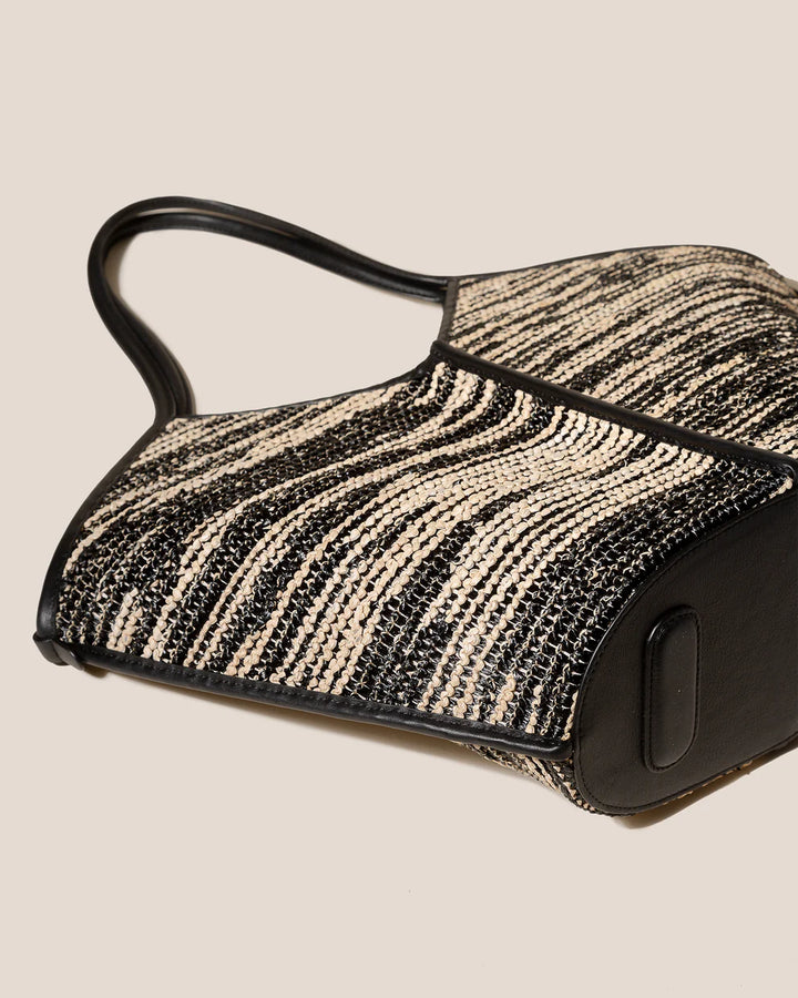 Calella Bicolour Leather Trim Tote