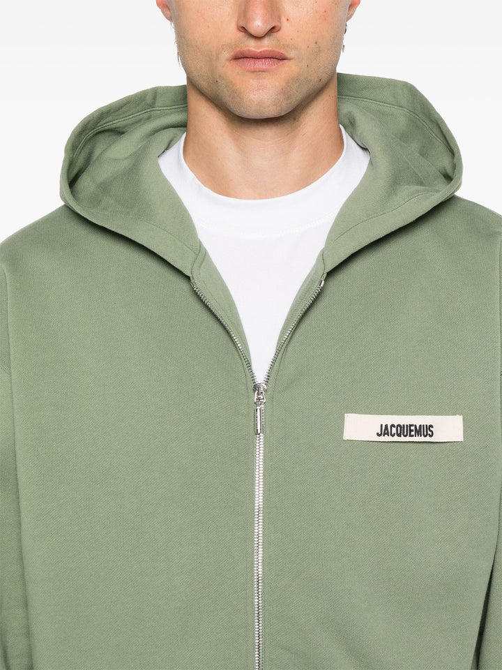 Le hoodie Gros Grain zippe