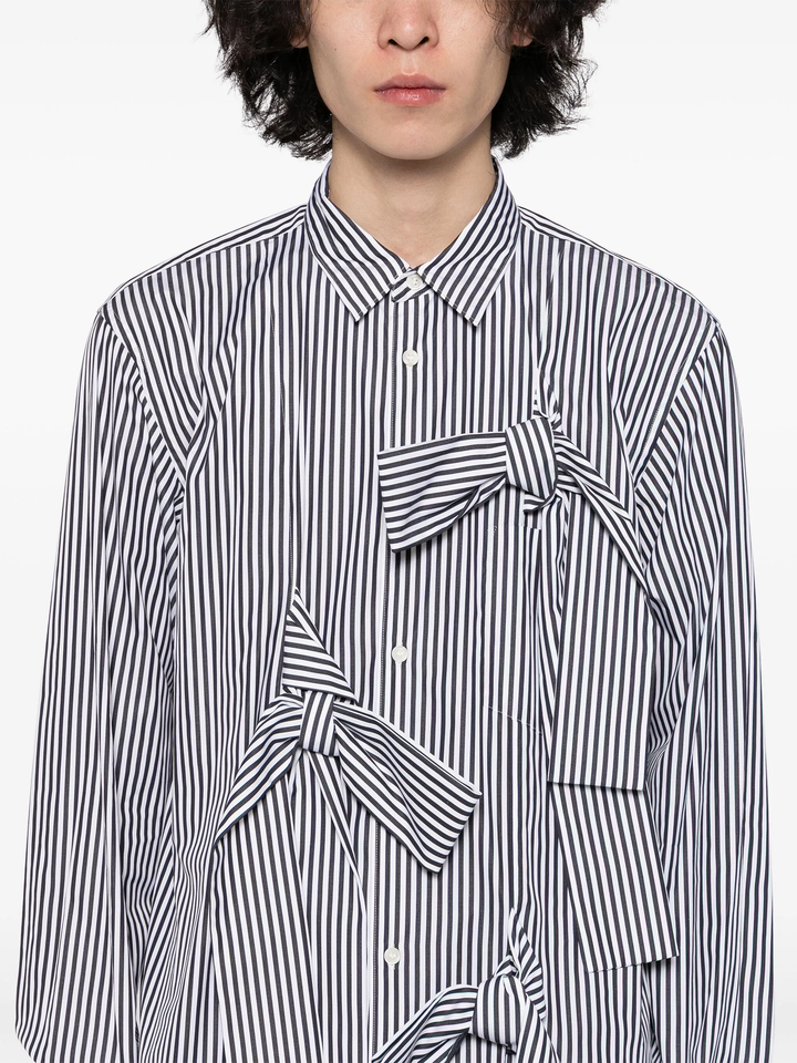 Cotton Broad Stripe Medium Shirt
