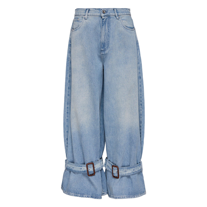 Buckled Cuff Jeans