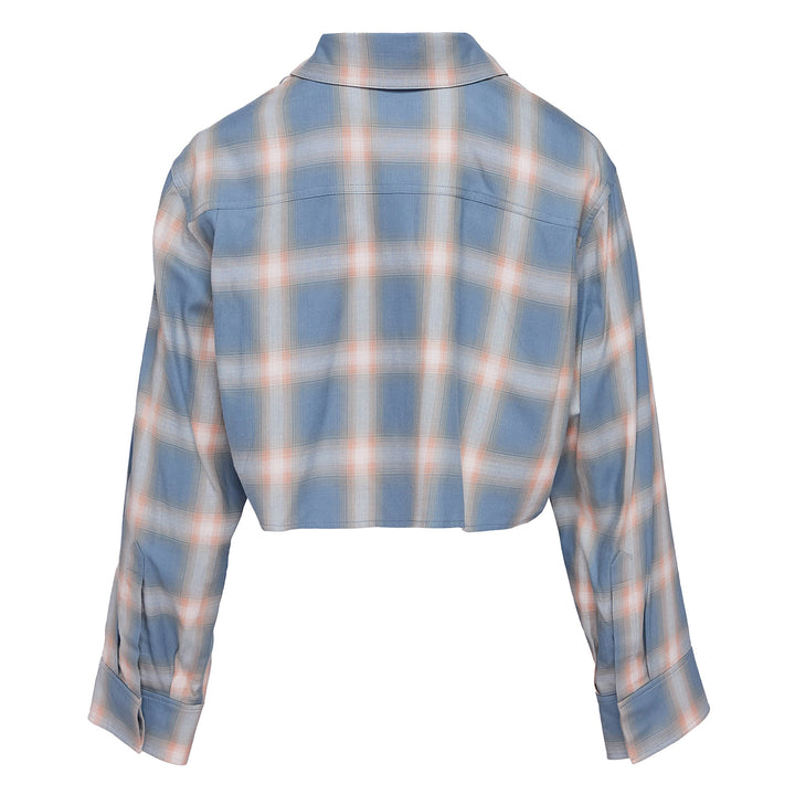 Sky Womens Cropped Shirt