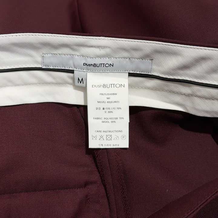 Wine Kangaroo Midi Skirt