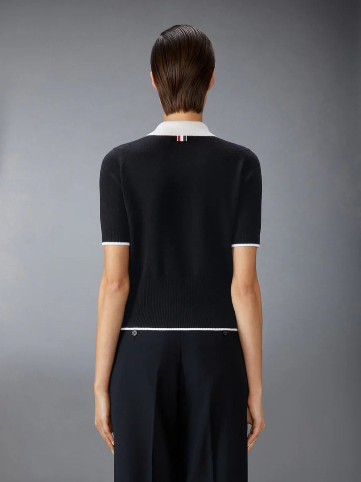 Jersey Stitch Cashmere Polo Women