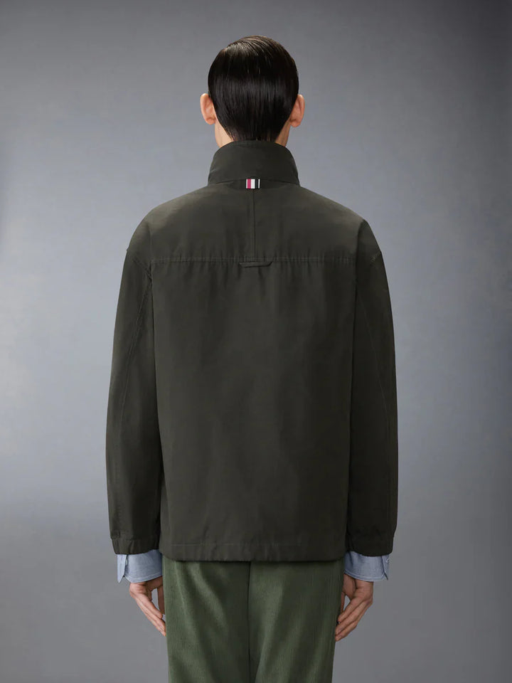 Waxed Tech Hooded Anorak Jacket Men