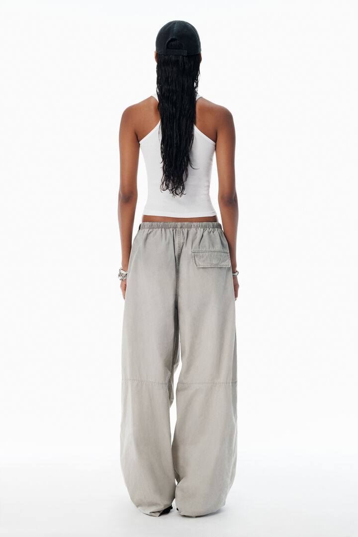 Mid-Rise Parachute Track Pant