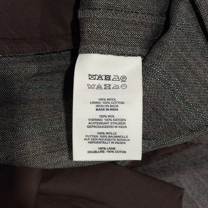 Emb Stripe Wool Skirt