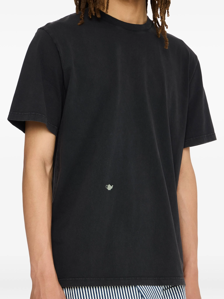 Contrast Embroidery T-Shirt