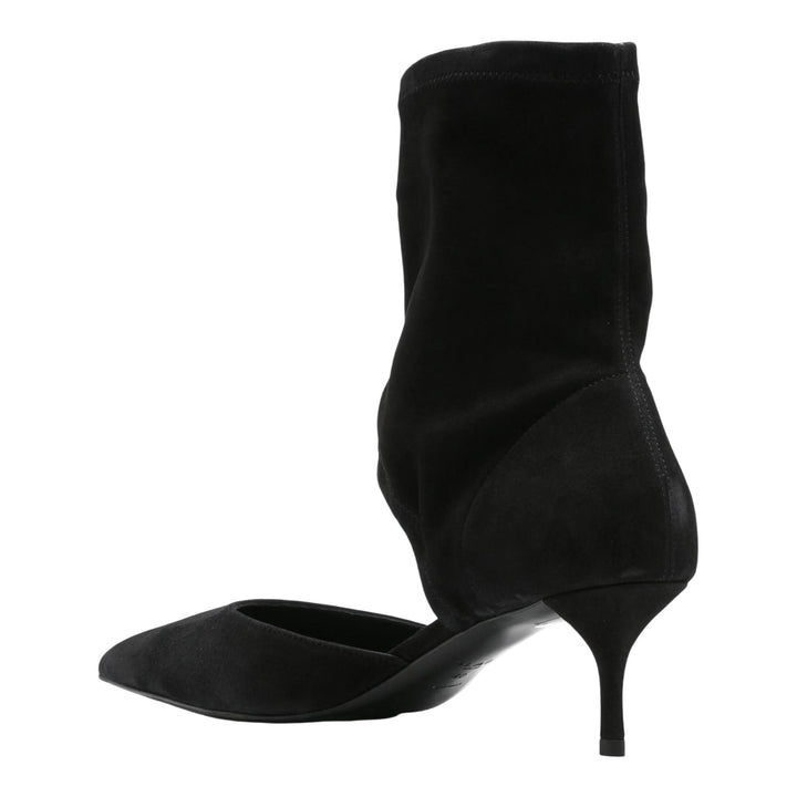 Club21 - ALAIA - Low Boots 55 Suede Goatskin - HEELS - Black