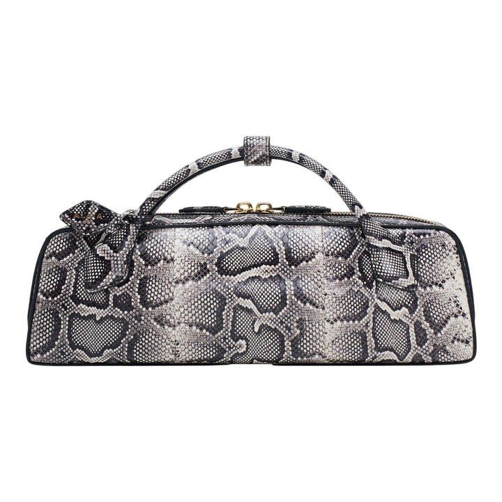 Club21 - ALAIA - Teckel Clutch Ayers Snakeskin - CLUTCH BAGS - Animal Print