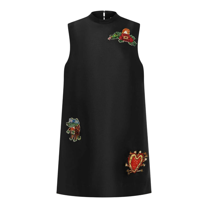 Club21 - ALEMAIS - Ginger Embellished Mini Dress - WOVEN DRESSES - Black