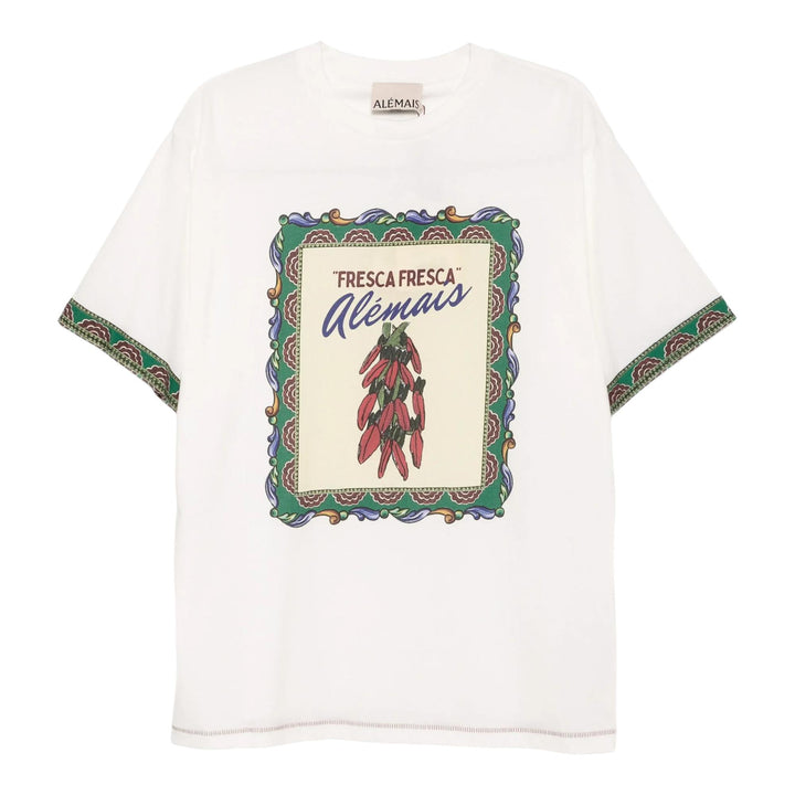 Club21 - ALEMAIS - Katerina Chilli Tee - TEES - Off-White