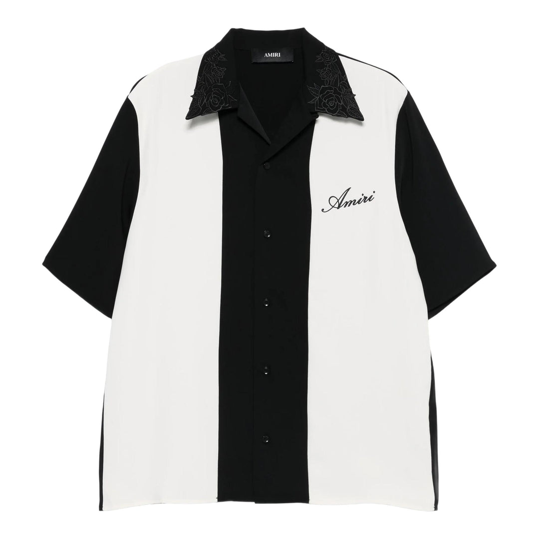 Club21 - AMIRI - Floral Collar Camp Shirt - SHIRTS - Black
