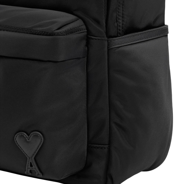 Club21 - AMI - Black Adc Backpack - BACKPACKS - Black