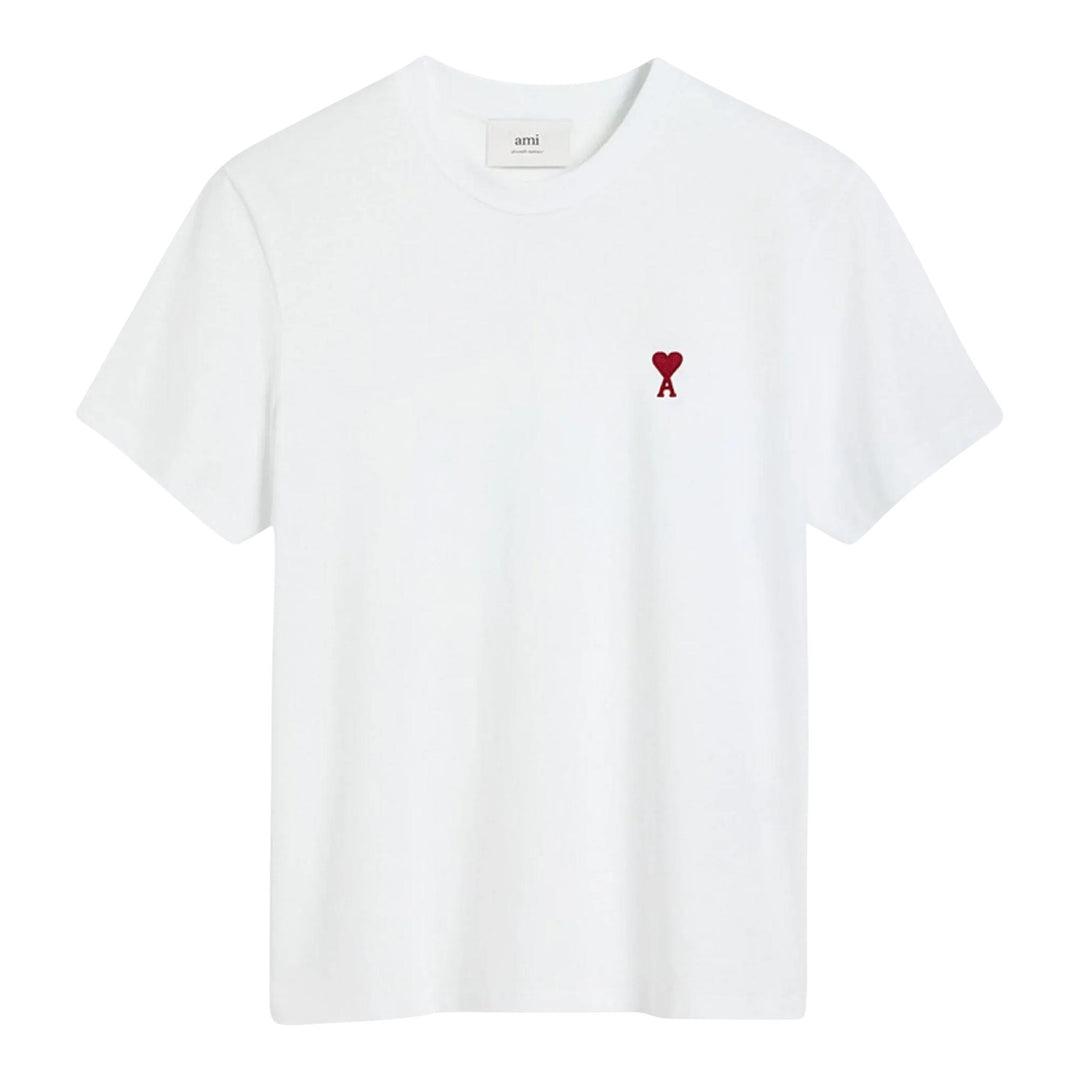Club21 - AMI - Red Ami de Coeur T-Shirt - TEES - White