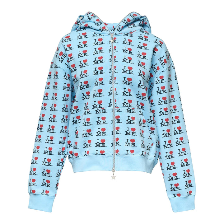 Club21 - Ashley Williams - Butterfly Hoodie - SWEATSHIRTS - Blue