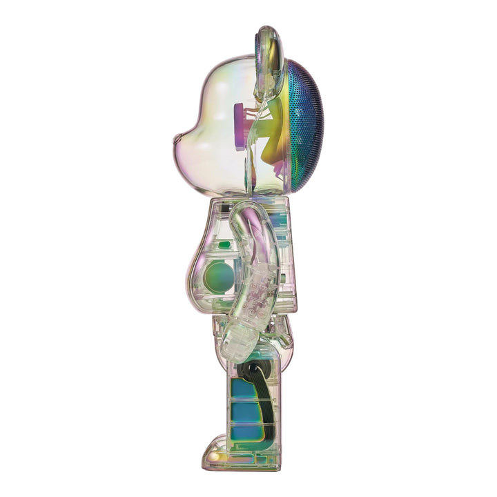 Club21 - BE@RBRICK - BE@RBRICK AUDIO 400% Portable Bluetooth® Speaker Iridescent Collection Crystal Halo - NOVELTY - Crystal Halo