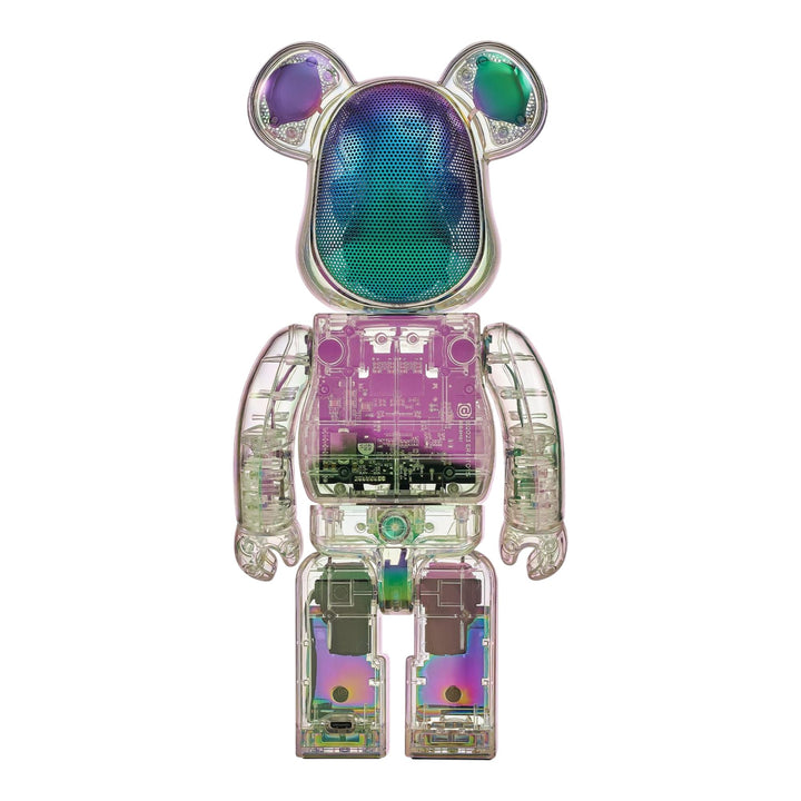 Club21 - BE@RBRICK - BE@RBRICK AUDIO 400% Portable Bluetooth® Speaker Iridescent Collection Crystal Halo - NOVELTY - Crystal Halo