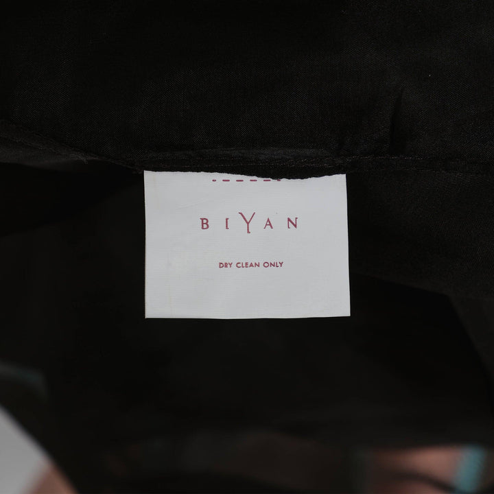 Club21 - Biyan - Dot Tulle Coat With Velvet Embroidery - COATS - Black