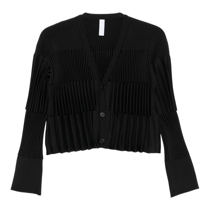 Club21 - CFCL - Accordion Cropped Cardigan - CARDIGANS - Black