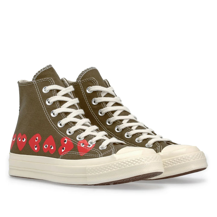 COMME-des-GARCONS-PLAY-CONVERSE-Converse-Multi-Hearts-Hi-Top-Sneakers-Khaki-2