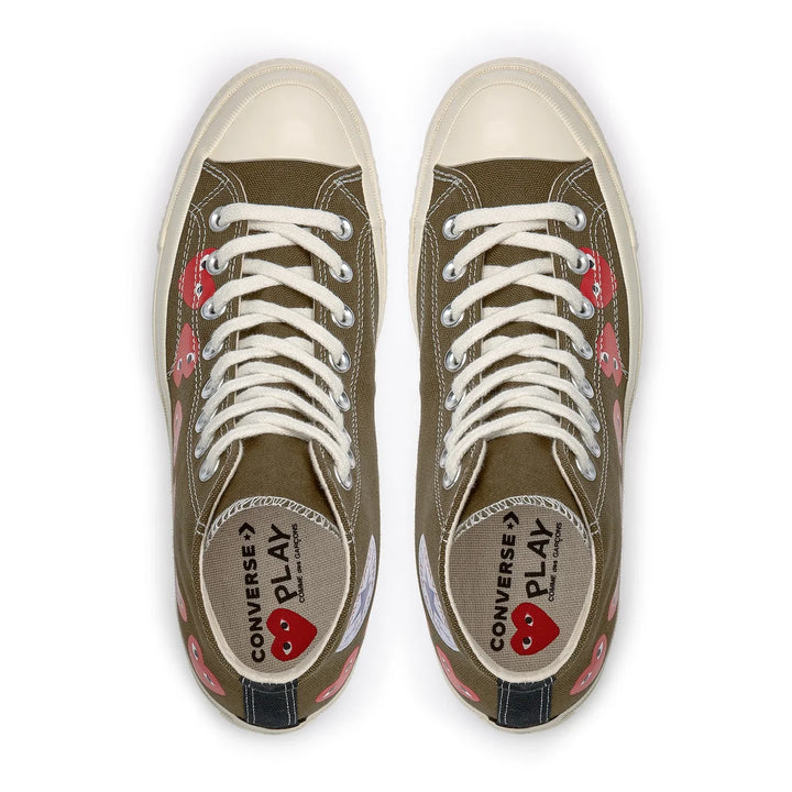 COMME-des-GARCONS-PLAY-CONVERSE-Converse-Multi-Hearts-Hi-Top-Sneakers-Khaki-3