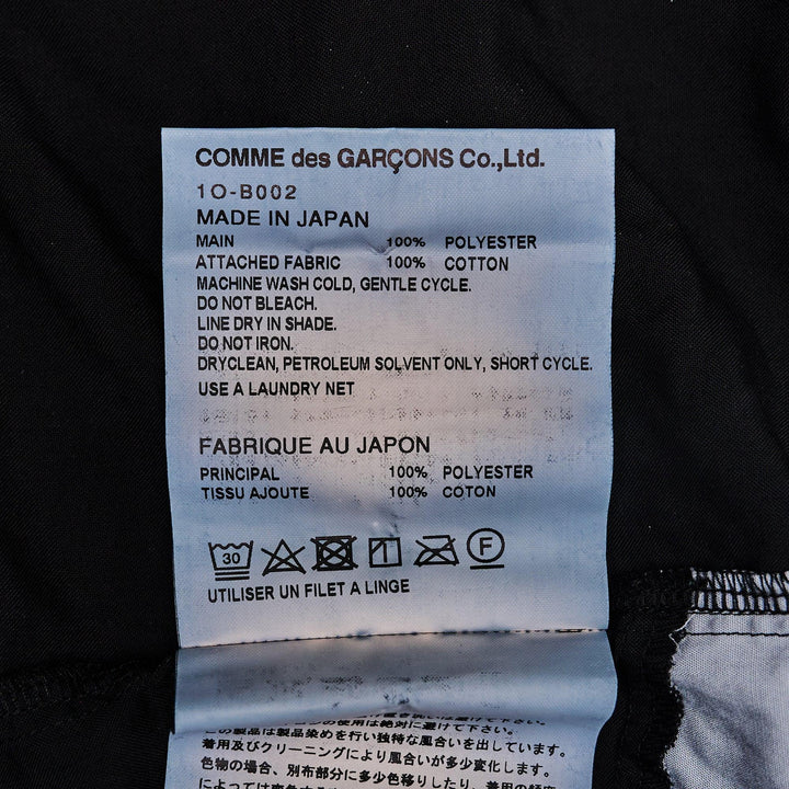 Club21 - COMME des GARCONS BLACK - Polyester Spun Broad × Cotton Shirt - SHIRTS - Black