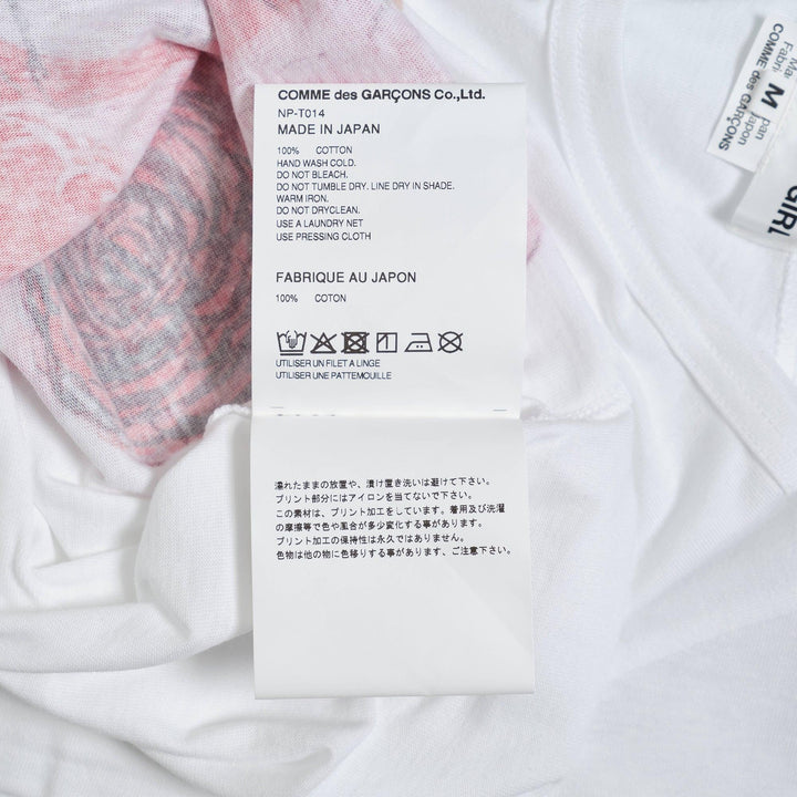 Club21 - COMME des GARCONS GIRL - Mao Yoshino Artwork Printed T-Shirt - TEES - White