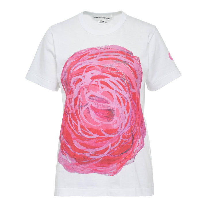 Club21 - COMME des GARCONS GIRL - Mao Yoshino Artwork Printed T-Shirt - TEES - White