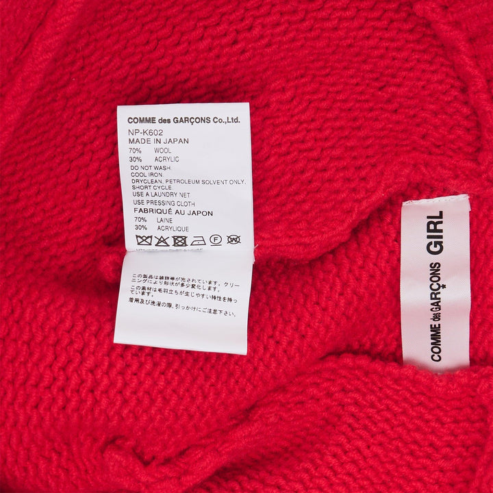 Club21 - COMME des GARCONS GIRL - Ribbon Decorated Mohair Cap - HATS - Red