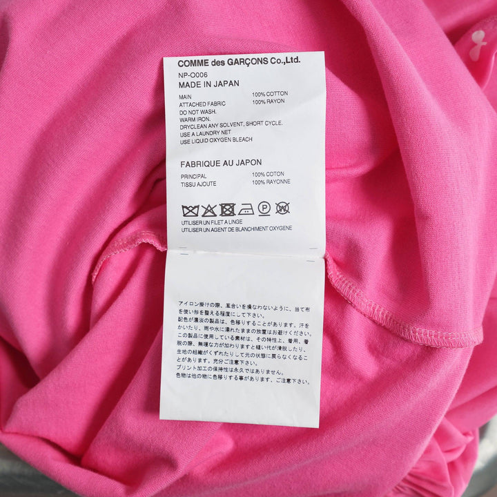 Club21 - COMME des GARCONS GIRL - Side Frills Leaf Pattern Dress - WOVEN DRESSES - Pink