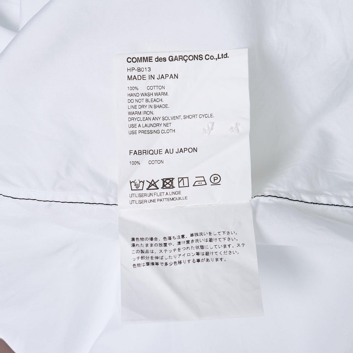 Club21 - COMME des GARCONS HOMME - Cotton Broad Garment Washed Shirt - SHIRTS - White
