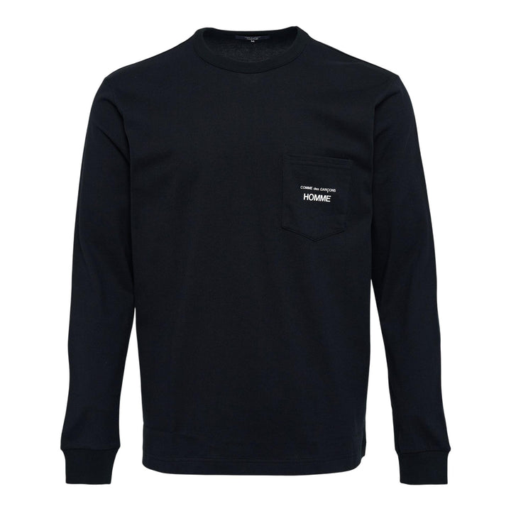 Club21 - COMME des GARCONS HOMME - Cotton Jersey Garment Print T-Shirt - TEES - Black