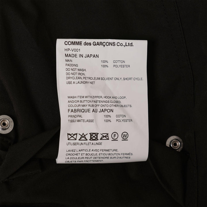 Club21 - COMME des GARCONS HOMME - Cotton Weather Vest - VESTS - Black