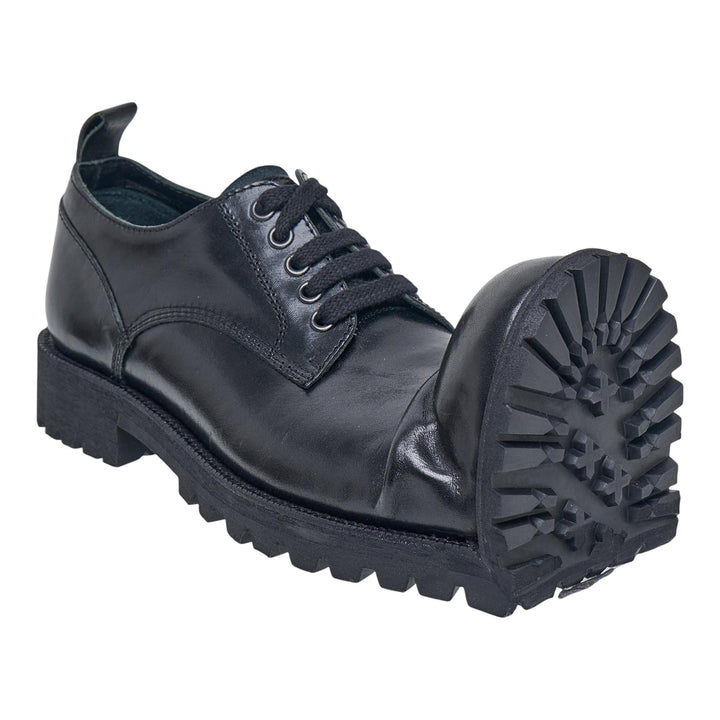 Club21 - COMME des GARCONS HOMME PLUS - HOMME PLUS x KIDS LOVE GAITE Crushed Toe Derbies - BOOTS - Black