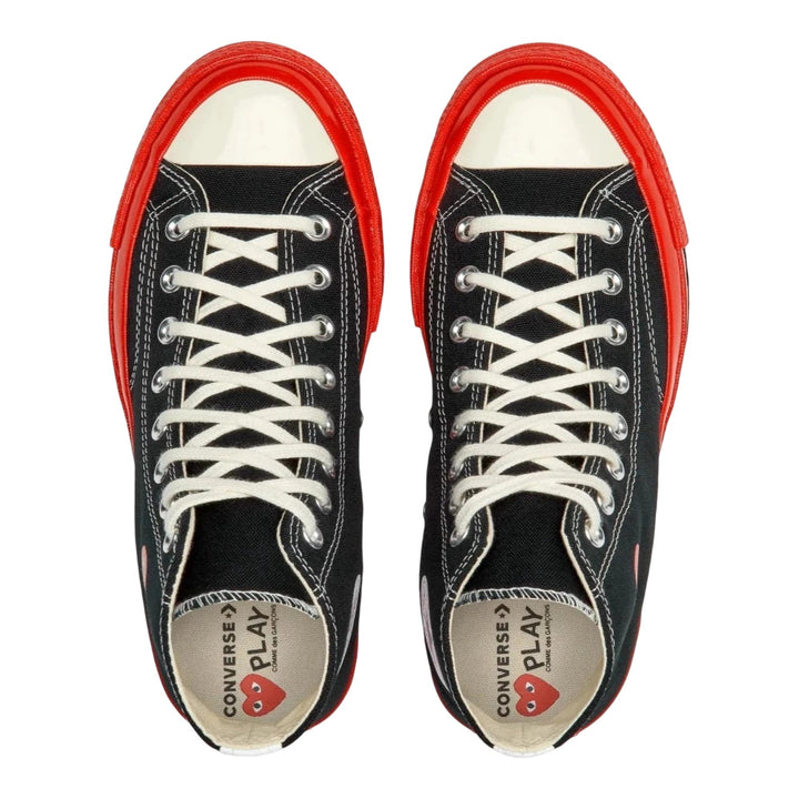 PLAY Comme des Gar??ons High Cut Converse Chuck Taylor Black 4