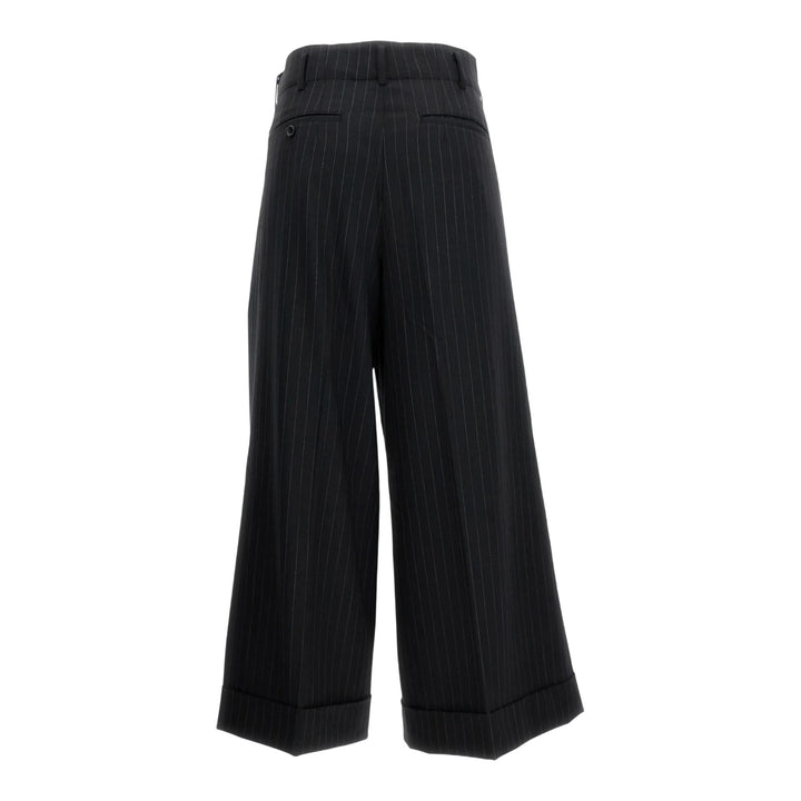 Club21 - COMME des GARCONS - Wool Flared Pants - PANTS - Black