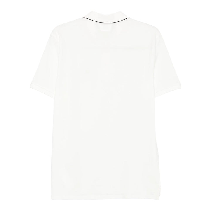 Club21 - C.P. Company - Stretch Pique Short Sleeve Polo - POLOS - White