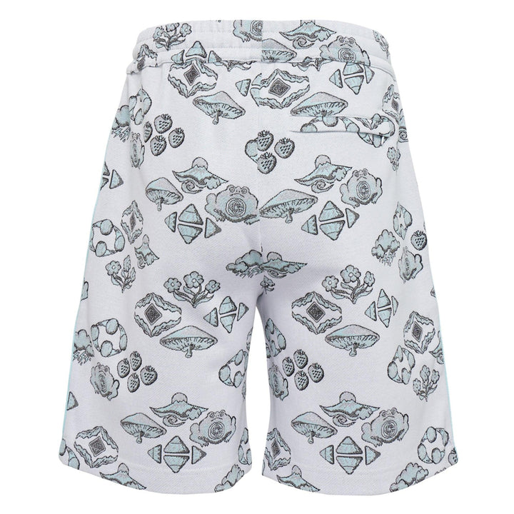 Club21 - Casablanca - Mens Jacquard Track Shorts - SHORTS - Off-White