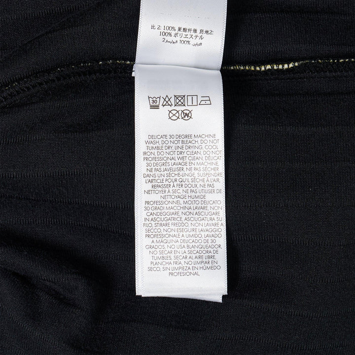 Club21 - Casablanca - Rib Velour Raglan Polo - POLOS - Black