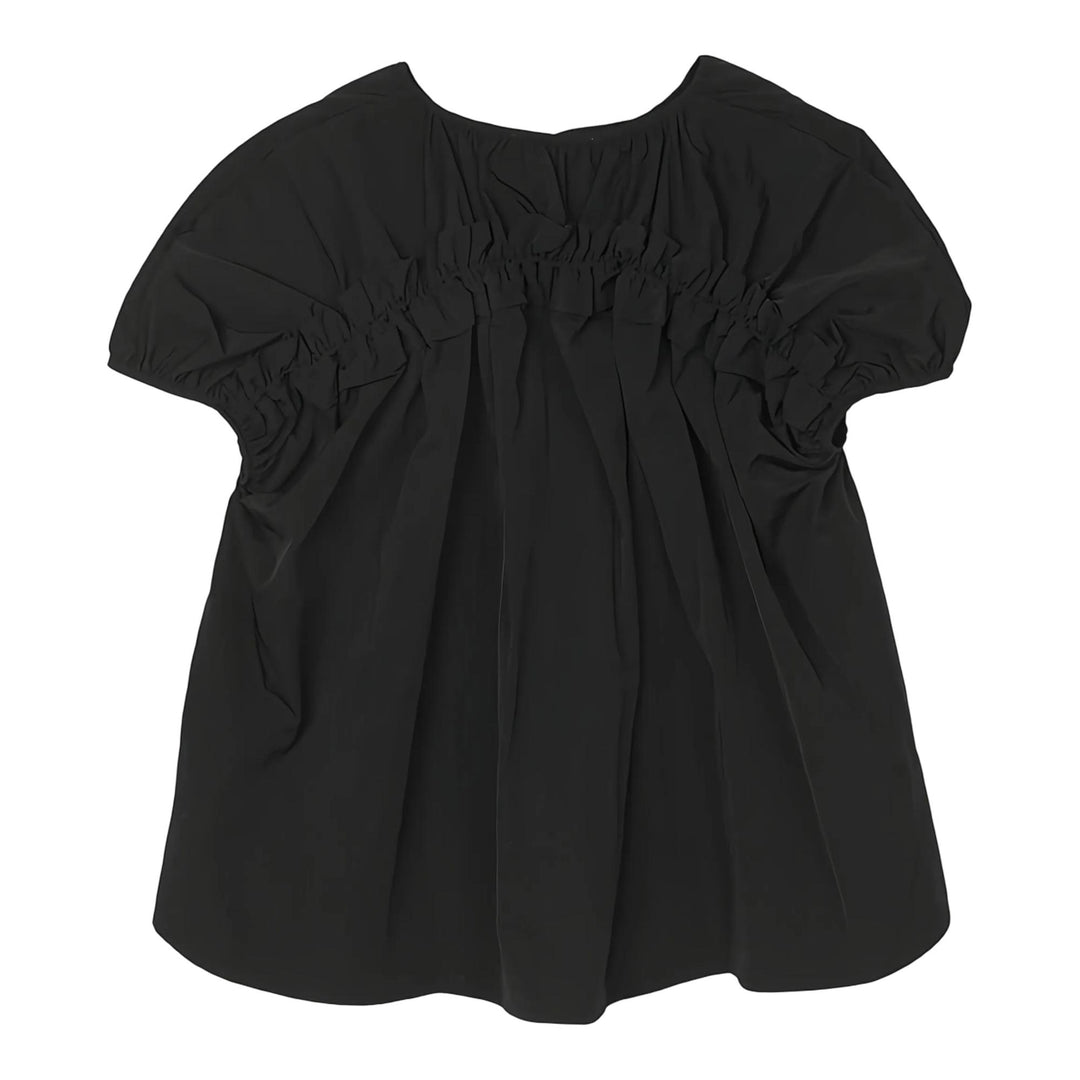 Club21 - Cecilie Bahnsen - Short Sleeve Top - WOVEN TOPS - Black